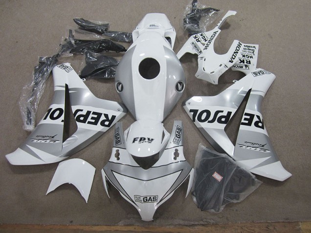 08-11 White Repsol CBR1000RR Motorcycle Fairing 08-11 White Repsol CBR1000RR Motorcycle Fairing