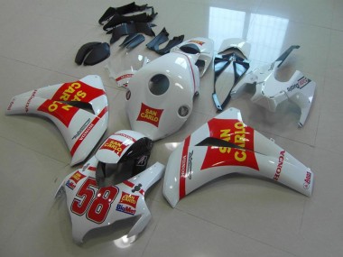 08-11 White San Carlo CBR1000RR Motorcycle Fairings