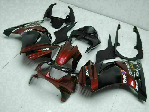 08-12 Black EX250 Motorcycle Fairing Kits & Plastic 08-12 Black EX250 Motorcycle Fairing Kits & Plastic