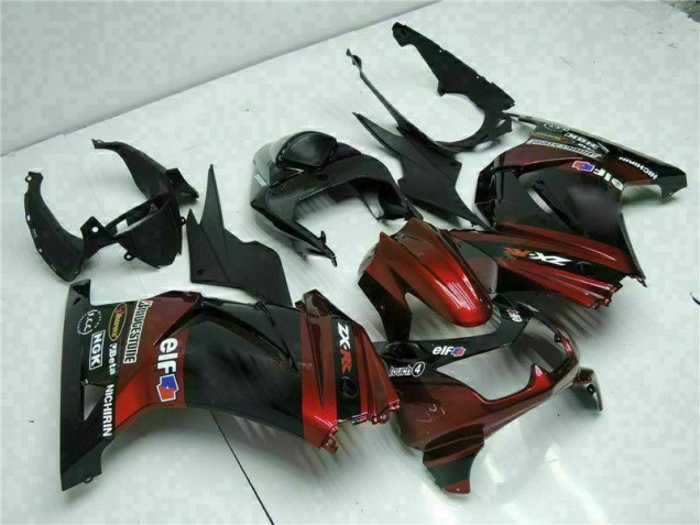 08-12 Black EX250 Motorcycle Fairing Kits & Plastic 08-12 Black EX250 Motorcycle Fairing Kits & Plastic