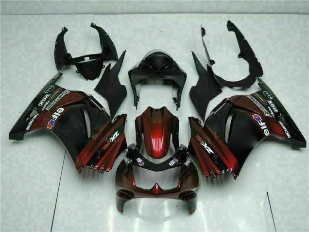 08-12 Black EX250 Motorcycle Fairing Kits & Plastic 08-12 Black EX250 Motorcycle Fairing Kits & Plastic
