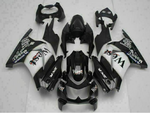 08-12 Black West EX250 Motorcycle Fairings