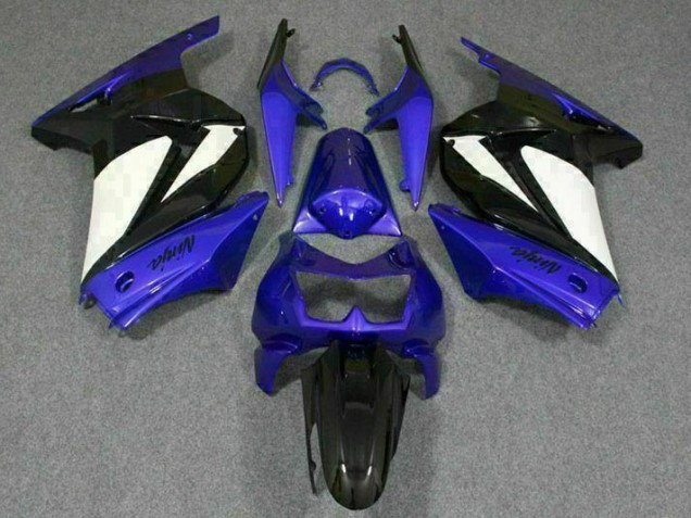 08-12 Blue White Black Ninja EX250 Motorcycle Fairings