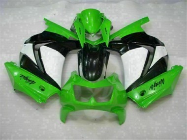 08-12 Green Black Ninja EX250 Motorcycle Fairing Kits