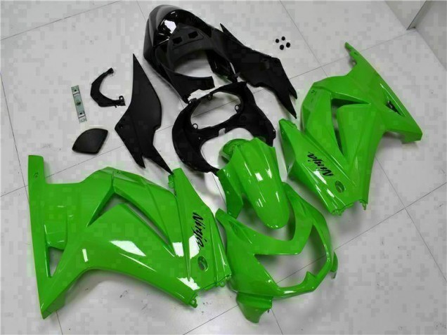 08-12 Green Black Ninja EX250 Motorcycle Fairing Kits & Plastic 08-12 Green Black Ninja EX250 Motorcycle Fairing Kits & Plastic