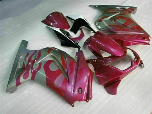 08-12 Purple Red EX250 Motorcycle Fairings 08-12 Purple Red EX250 Motorcycle Fairings