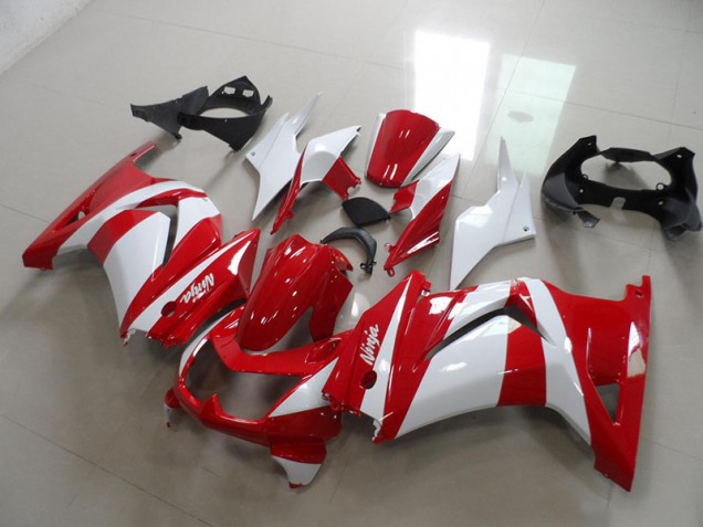 08-12 Red White ZX250R Motorcycle Fairings 08-12 Red White ZX250R Motorcycle Fairings