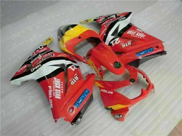08-12 Red Yellow EX250 Motorcycle Fairings 08-12 Red Yellow EX250 Motorcycle Fairings