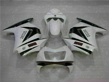 08-12 White Black EX250 Motorcycle Fairings