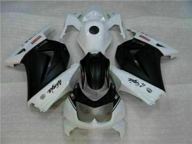 08-12 White Black Ninja EX250 Motorcycle Fairings