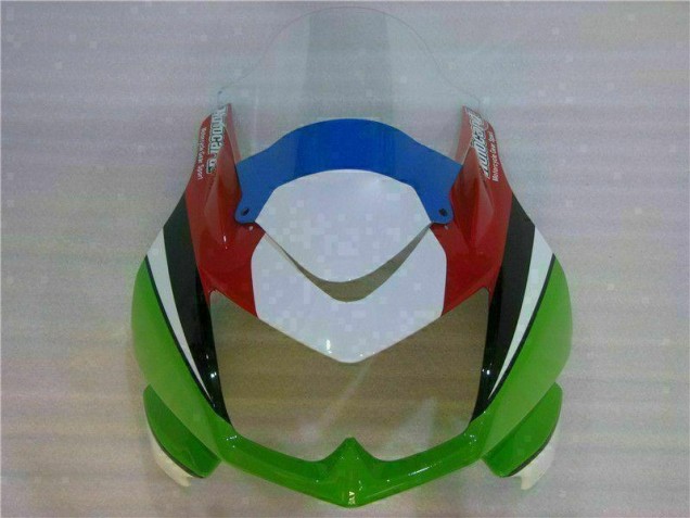 08-12 White Green Black Ninja EX250 Motorcycle Fairings