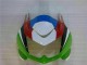 08-12 White Green Black Ninja EX250 Motorcycle Fairings