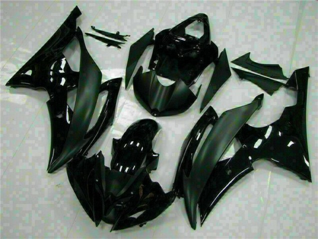 08-16 Black YZF R6 Motorcycle Fairings 08-16 Black YZF R6 Motorcycle Fairings