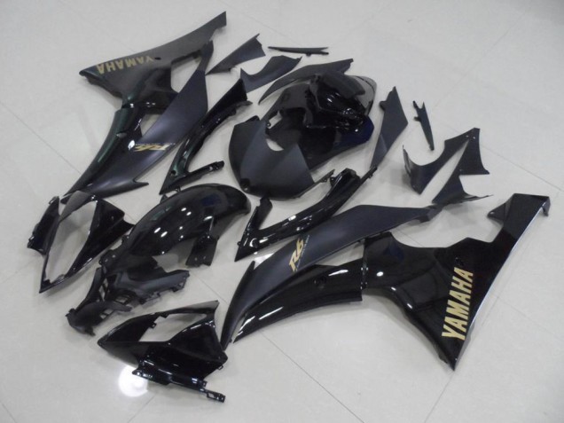 08-16 Black with Gold Sticker YZF R6 Motorcycle Fairings 08-16 Black with Gold Sticker YZF R6 Motorcycle Fairings