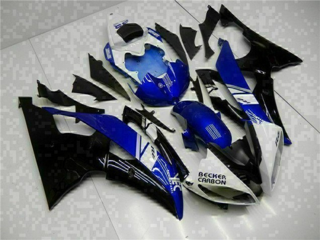 08-16 Blue Black YZF R6 Full Motorcycle Fairing Kits 08-16 Blue Black YZF R6 Full Motorcycle Fairing Kits