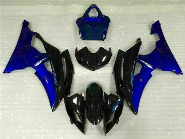 08-16 Blue Black YZF R6 Motorcycle Bodywork 08-16 Blue Black YZF R6 Motorcycle Bodywork