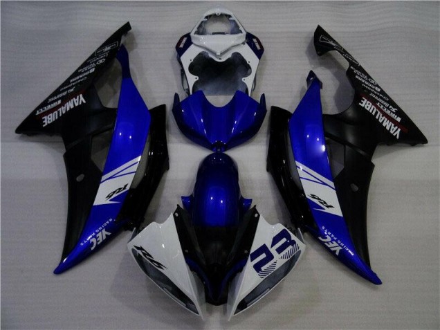 08-16 Blue White Black YEC 23 YZF R6 Motorcycle Fairings 08-16 Blue White Black YEC 23 YZF R6 Motorcycle Fairings