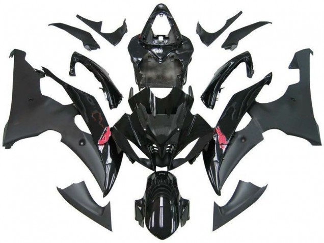 08-16 Contrast Black R6 YZF R6 Motorcycle Fairings 08-16 Contrast Black R6 YZF R6 Motorcycle Fairings