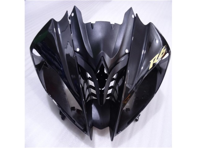 08-16 Glossy Matte Black YZF R6 Motorcycle Fairings 08-16 Glossy Matte Black YZF R6 Motorcycle Fairings