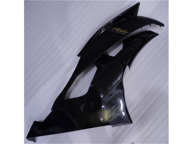 08-16 Glossy Matte Black YZF R6 Motorcycle Fairings 08-16 Glossy Matte Black YZF R6 Motorcycle Fairings