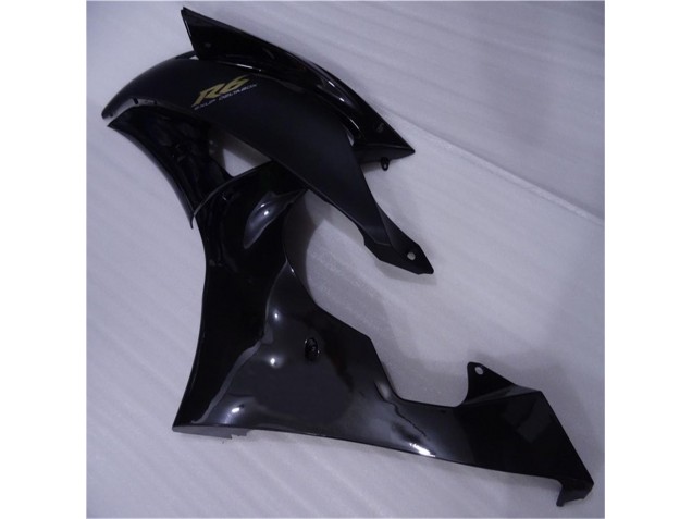 08-16 Glossy Matte Black YZF R6 Motorcycle Fairings 08-16 Glossy Matte Black YZF R6 Motorcycle Fairings