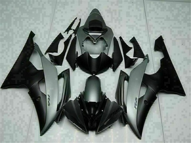 08-16 Grey Black YZF R6 Motorcycle Fairings 08-16 Grey Black YZF R6 Motorcycle Fairings
