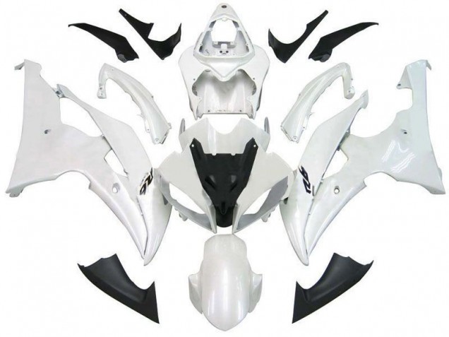 08-16 Pearl White R6 YZF R6 Motorcycle Fairings 08-16 Pearl White R6 YZF R6 Motorcycle Fairings
