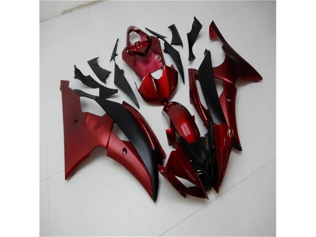 08-16 Red Black YZF R6 Motorcycle Fairing 08-16 Red Black YZF R6 Motorcycle Fairing