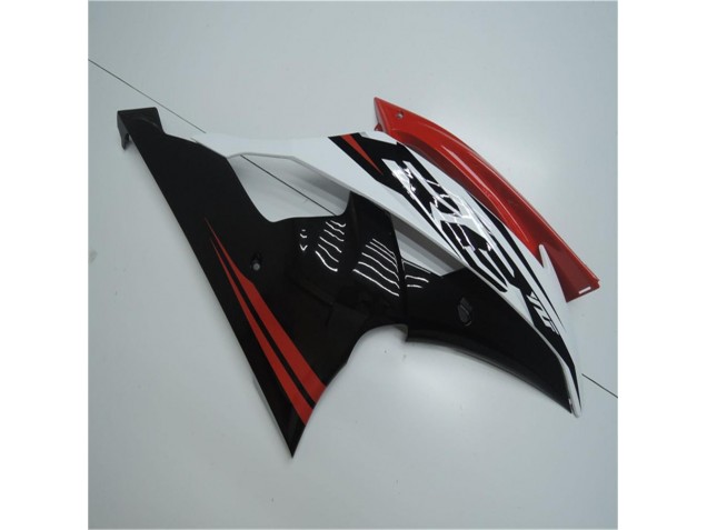 08-16 Red White YZF R6 Motorcycle Fairing