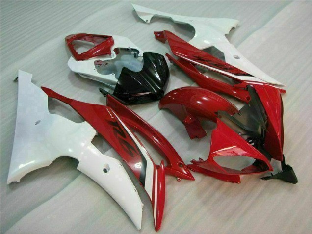 08-16 Red White YZF R6 Motorcycle Fairings 08-16 Red White YZF R6 Motorcycle Fairings
