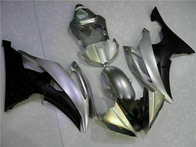 08-16 Silver Black YZF R6 Motorcycle Fairings 08-16 Silver Black YZF R6 Motorcycle Fairings
