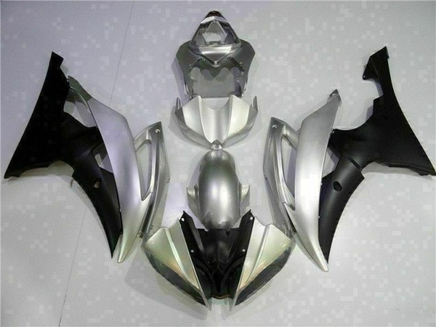 08-16 Silver Black YZF R6 Motorcycle Fairings 08-16 Silver Black YZF R6 Motorcycle Fairings