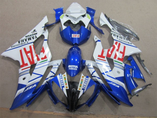 08-16 White Black Red Fiat YZF R6 Motorcycle Fairings 08-16 White Black Red Fiat YZF R6 Motorcycle Fairings