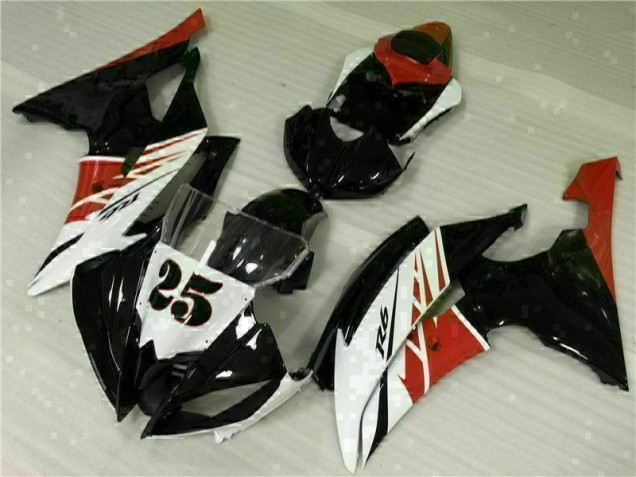 08-16 White Black YZF R6 Motorcycle Fairing Kits 08-16 White Black YZF R6 Motorcycle Fairing Kits
