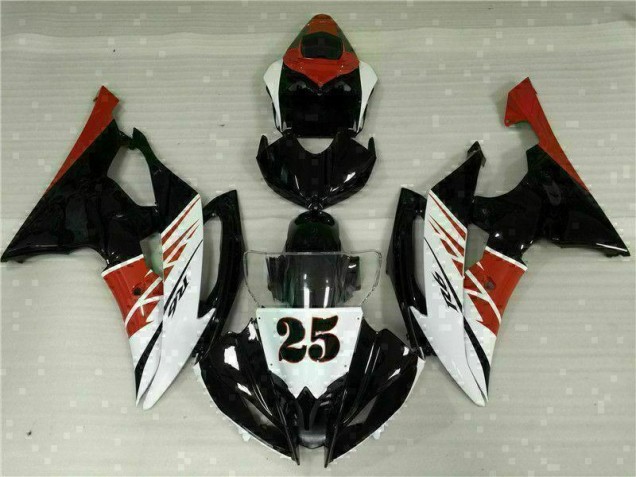08-16 White Black YZF R6 Motorcycle Fairing Kits 08-16 White Black YZF R6 Motorcycle Fairing Kits