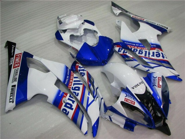 08-16 White Blue Sterilgarda Volvo YZF R6 Motorcycle Fairings 08-16 White Blue Sterilgarda Volvo YZF R6 Motorcycle Fairings