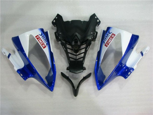 08-16 White Blue Sterilgarda Volvo YZF R6 Motorcycle Fairings 08-16 White Blue Sterilgarda Volvo YZF R6 Motorcycle Fairings