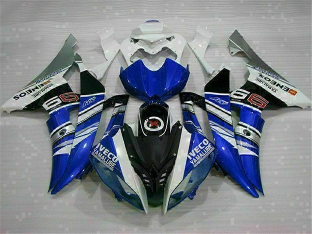 08-16 White Blue YZF R6 Motorcycle Fairings 08-16 White Blue YZF R6 Motorcycle Fairings