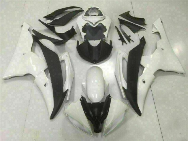 08-16 White YZF R6 Motorcycle Fairings 08-16 White YZF R6 Motorcycle Fairings