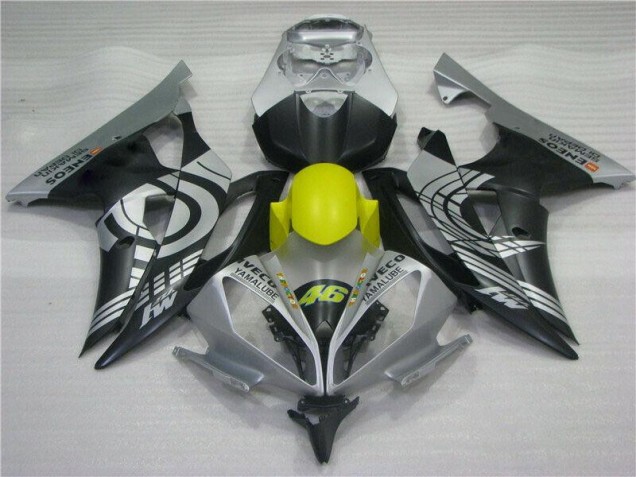 08-16 Yellow Black Silver YZF R6 Motorcycle Fairings 08-16 Yellow Black Silver YZF R6 Motorcycle Fairings