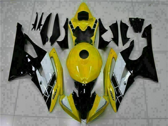 08-16 Yellow Black YZF R6 Motorcycle Bodywork 08-16 Yellow Black YZF R6 Motorcycle Bodywork