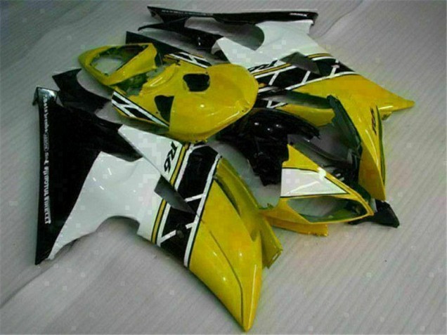 08-16 Yellow White YZF R6 Motorcycle Fairings 08-16 Yellow White YZF R6 Motorcycle Fairings