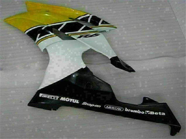 08-16 Yellow White YZF R6 Motorcycle Fairings 08-16 Yellow White YZF R6 Motorcycle Fairings