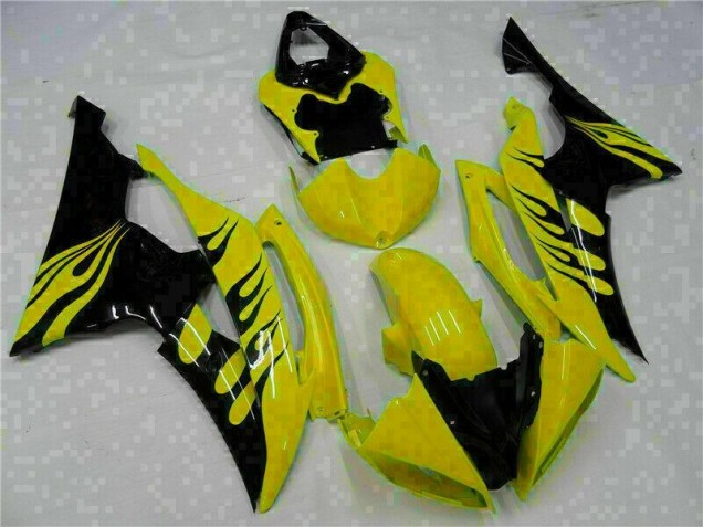 08-16 Yellow YZF R6 Motorcycle Fairings 08-16 Yellow YZF R6 Motorcycle Fairings