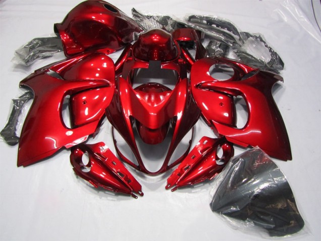 08-19 Red GSXR 1300 Hayabusa Motorcycle Fairing