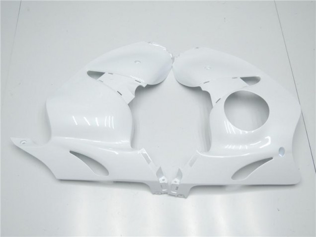 08-19 White GSXR 1300 Hayabusa Motorcycle Fairings