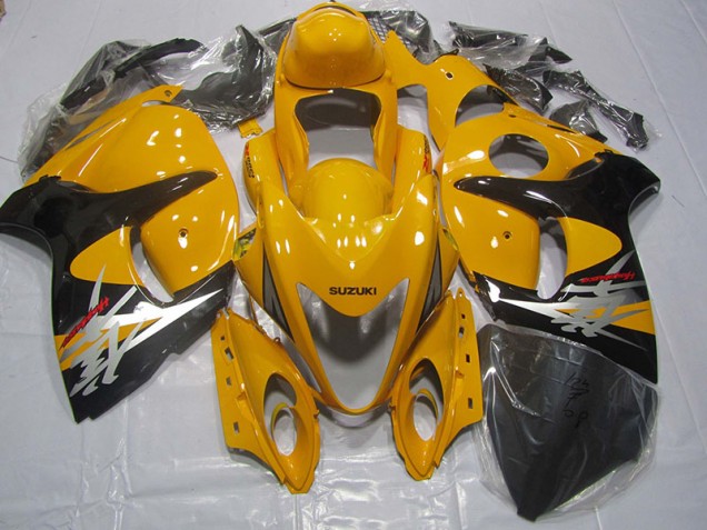 08-19 Yellow Black GSXR 1300 Hayabusa Motorcycle Fairings 08-19 Yellow Black GSXR 1300 Hayabusa Motorcycle Fairings