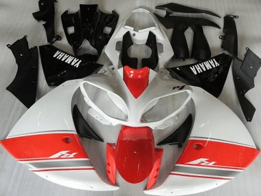 09-11 Racy Red White Black YZF R1 Motorcycle Fairings