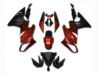 09-11 Red EX650 Motorcycle Fairings