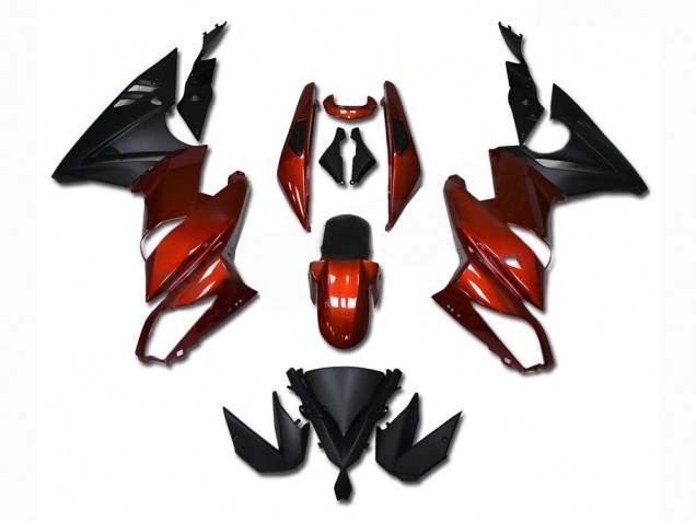 09-11 Red EX650 Motorcycle Fairings 09-11 Red EX650 Motorcycle Fairings